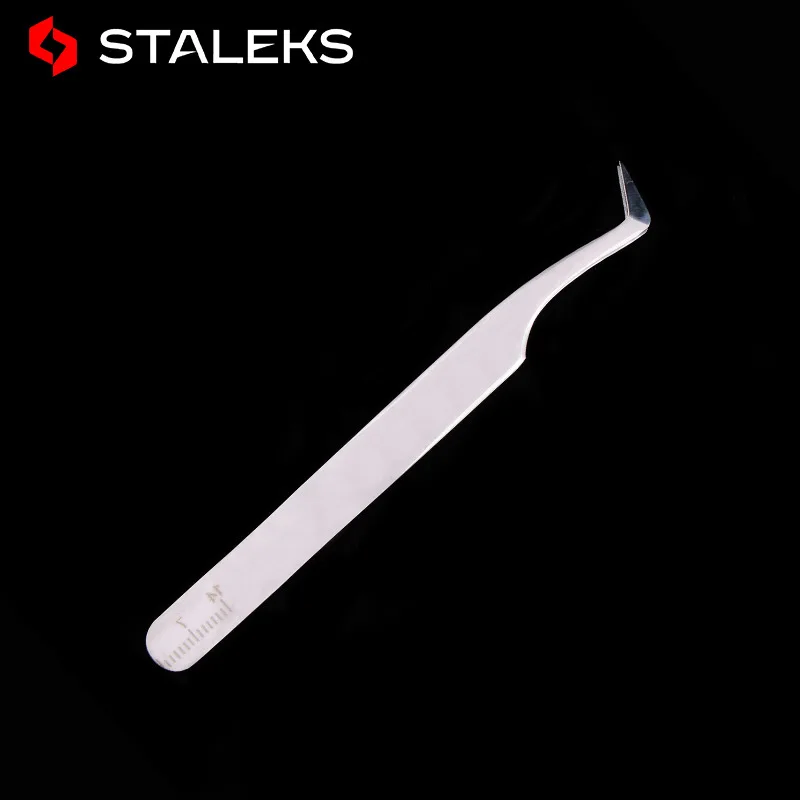 STALEKS PRO 41-6 Пинцет Высокоточный антистатический наращивание ресниц цветение