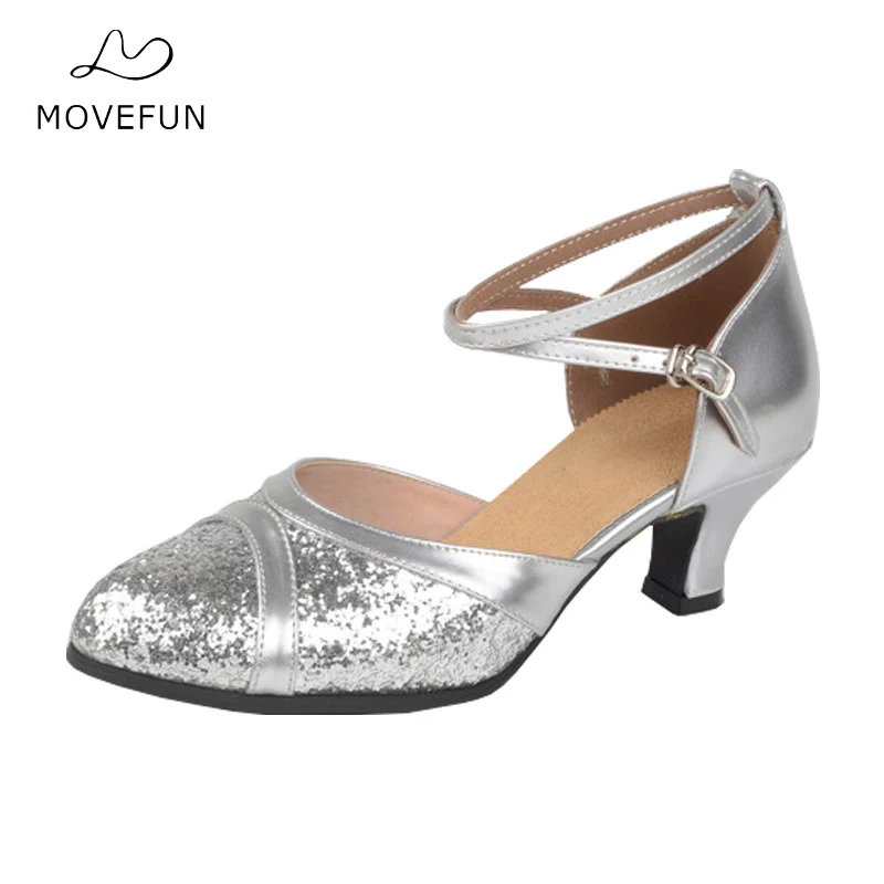 Movefun/бальные туфли для латинских танцев женская танцевальная обувь сальсы и