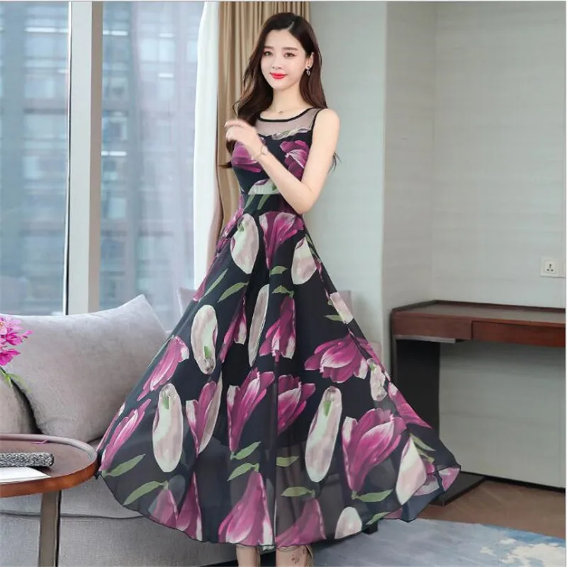 2019 летнее Новое поступление высокое качество плюс размер S 4XL богемное с круглым