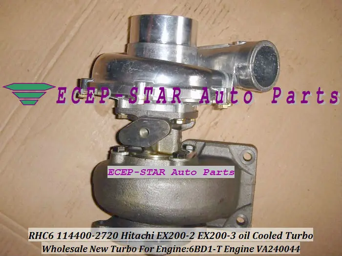 Бесплатная доставка RHC6 114400 -2710 716236 -0001 Турбо для экскаватора HITACHI EX200-2 EX200-3 с землей