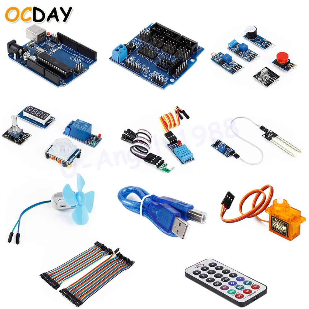 1 шт. ocday 20 в Ultimate Умный Дом Робот электронных starter kit для начинающих|kit starter|kit kitskit