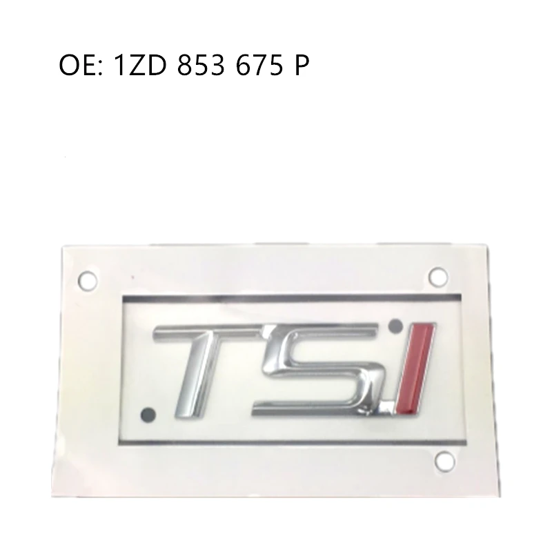 Новая наклейка для машины 3D ABS наклейка логотип для Skoda Octavia TSI 1ZD 853 675 P 1ZD 853 675 N 1ZD85367N 1ZD853675P Стайлинг автомобиля