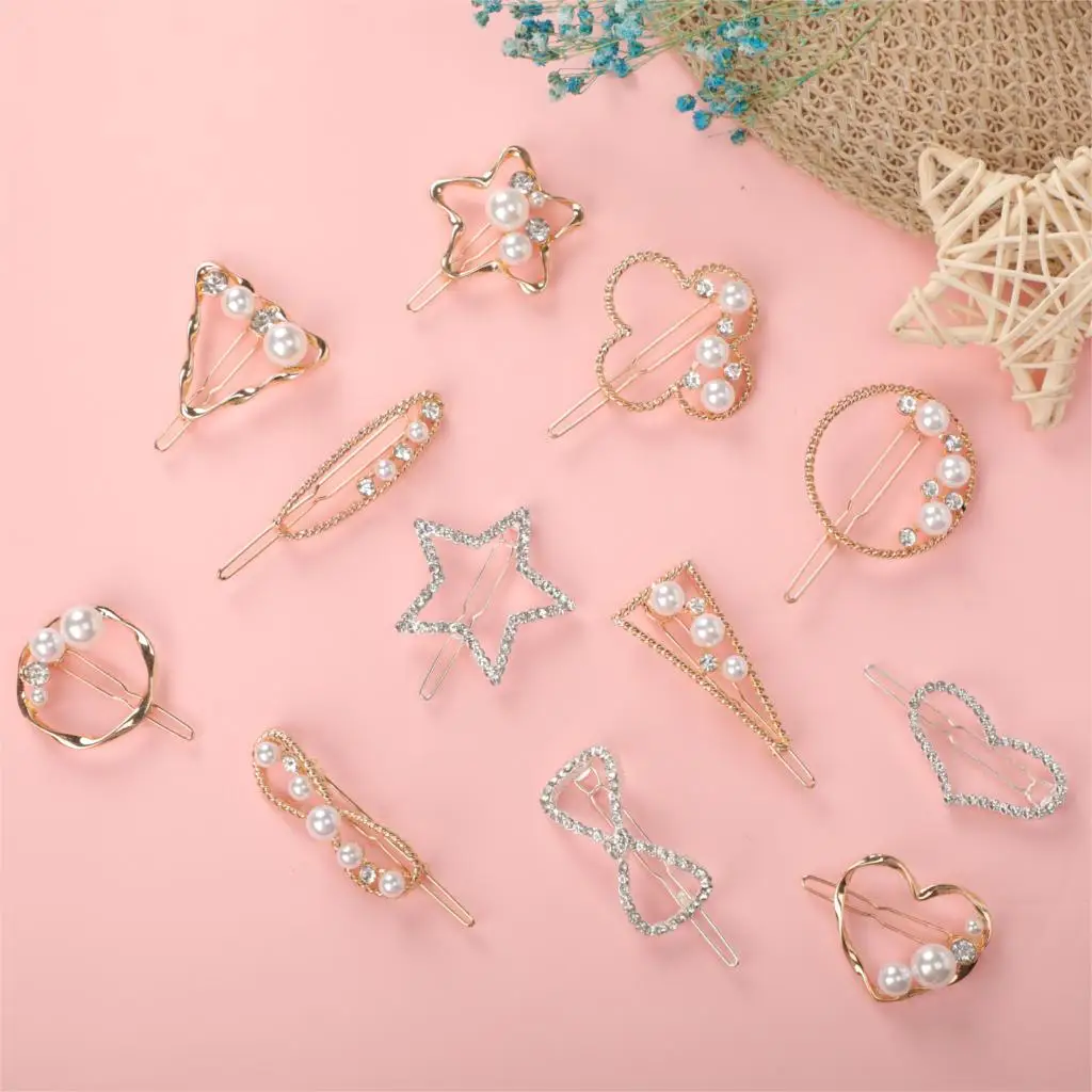 Новый дизайн для женщин и девочек элегантный жемчуг кристалл сердце звезда