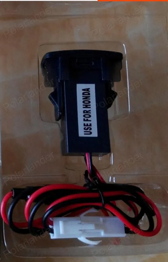 5V 2.1A выходной адаптер питания Автомобильное USB зарядное устройство для H/onda