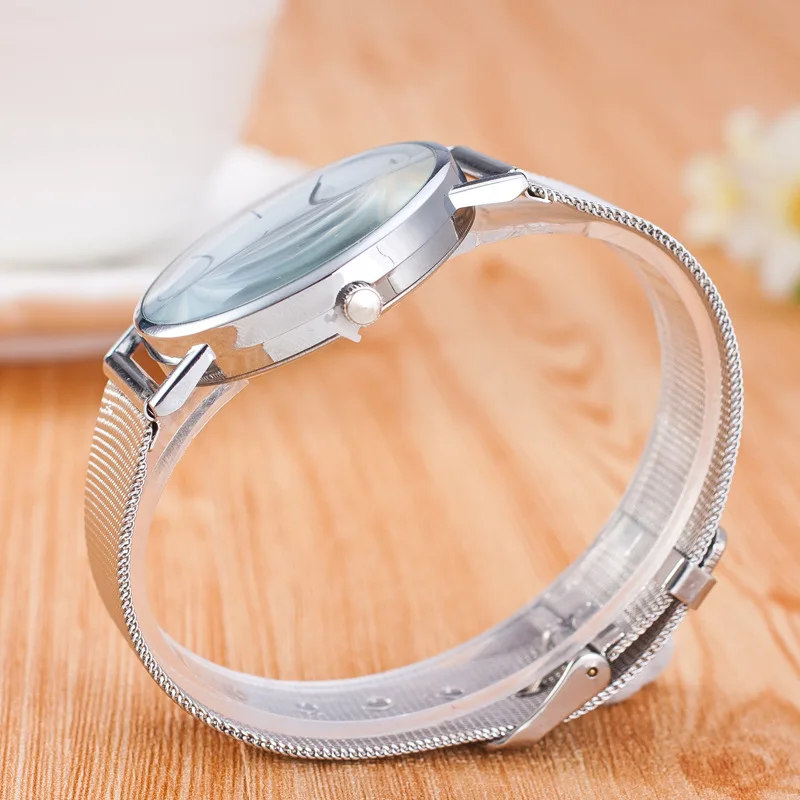 Reloj 2018 модные часы с большим циферблатом минимализм кварцевые мужские из