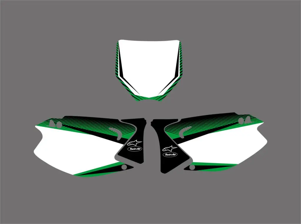 

NICECNC Graphics Decal Sticker Motorcycle for Kawasaki KX125 KX250 KX 125 250 2003 2004 2005 2006 2007 2008 2009 2010 2011 2012