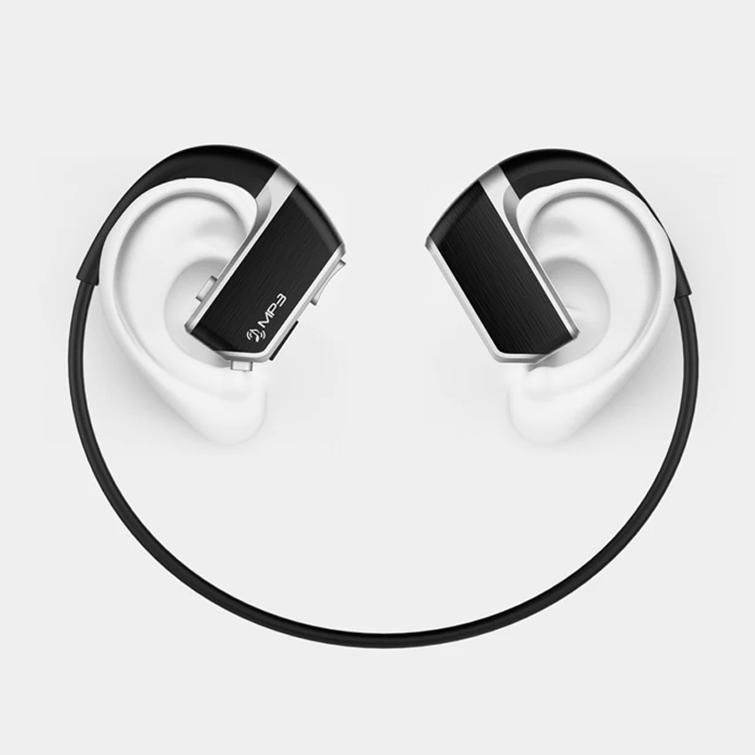 J2 IPX4 водонепроницаемый Mp3 музыкальный плеер 8 ГБ + беспроводные Bluetooth наушники