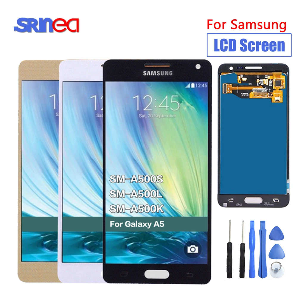 Замена ЖК для Samsung Galaxy A5 2015 A500 A500F A500FU A500H A500M телефон дисплей с сенсорным экраном