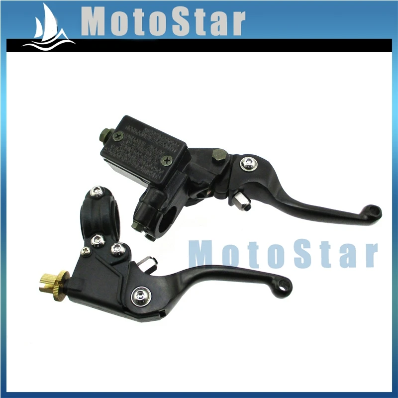Черный Передний Гидравлический тормозной главный цилиндр рычаг сцепления для