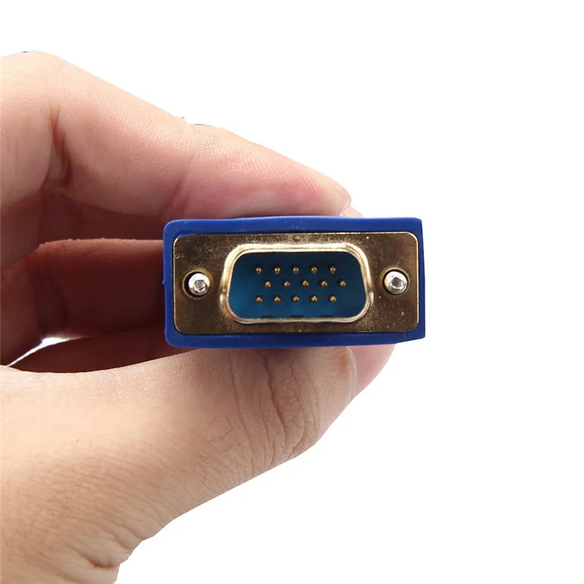 Цена по прейскуранту завода Новое высокое качество HDMI Золото папа к VGA HD 15 15pin