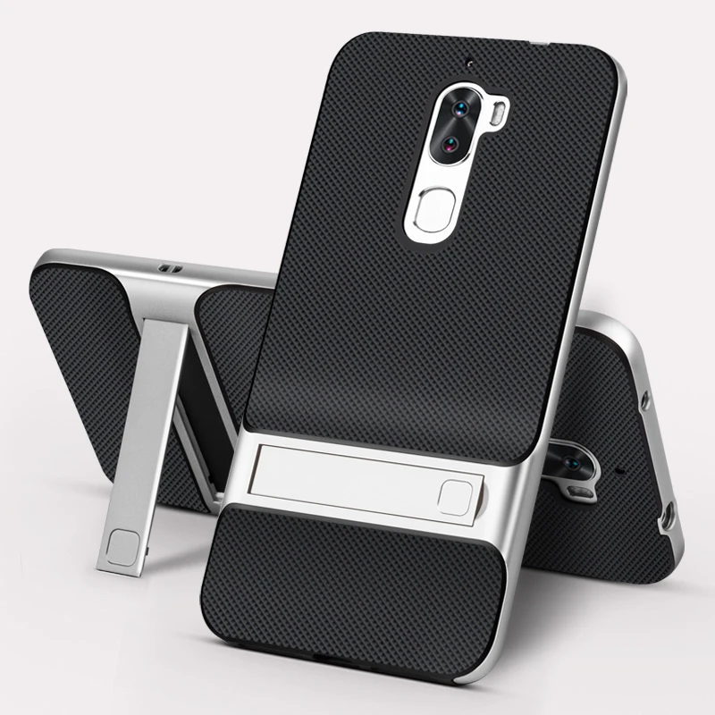 Royce Silver 3D подставка мобильный чехол для телефона LeTV LeEco Cool 1 Dual Coolpad Cool1 чехол 5," Гибридный ТПУ+ PC защитный чехол LeRee Le 3 Le3 - Цвет: Royce Silver