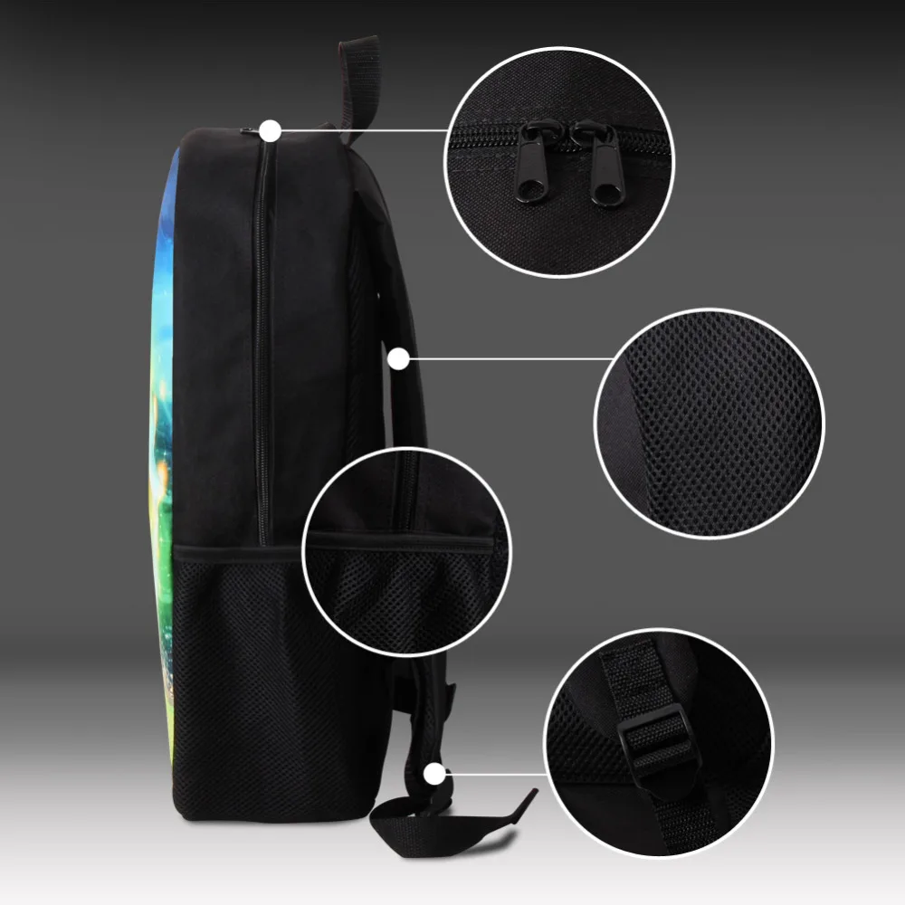 Новый школьный рюкзак с цветочным принтом граффити для модных девочек