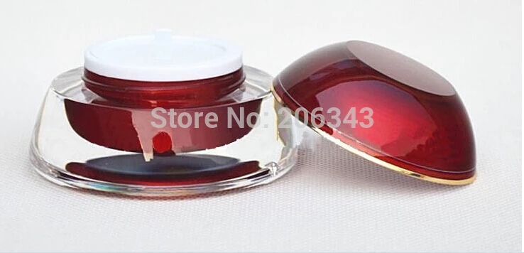 30 г красная Пагода форма акриловая кремовая бутылка eyecream jar косметическая банка