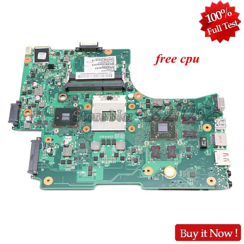 Материнская плата NOKOTION V000218020 для ноутбука Toshiba Satellite L650 L655 основная 6050A2332301 MB A02 HM55