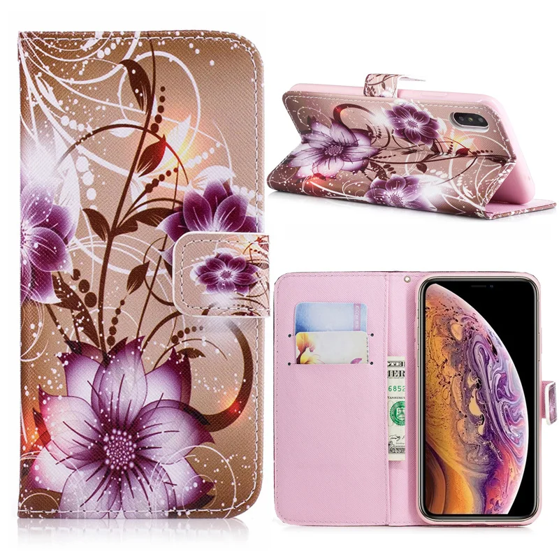 Роскошный кожаный кошелек флип-чехол для телефона iPhone 11 Pro X XR XS MAX 8 8Plus 7 7Plus 6 6S Plus 5G 5s SE