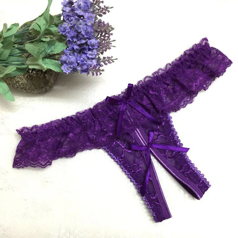 La maxza Для женщин сексуальное нижнее белье плавки с открытой промежностью