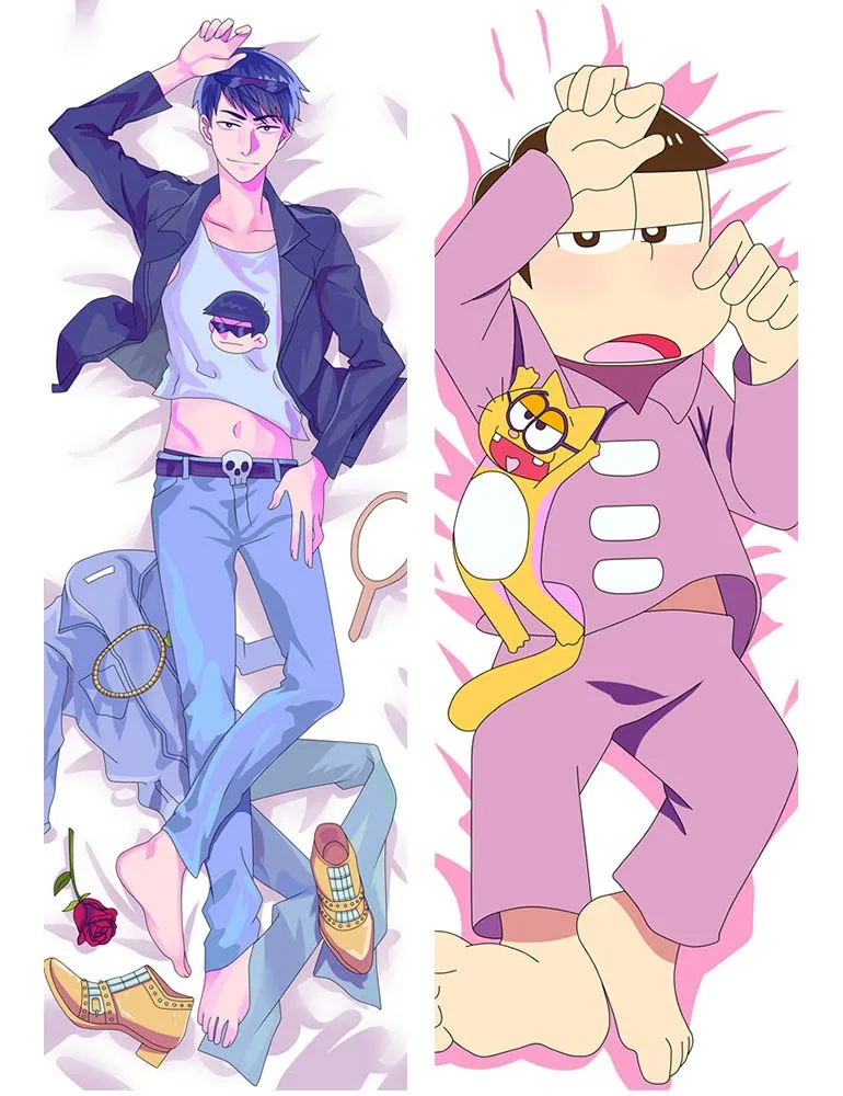 Аниме Dakimakura osomatatsu-san Matsuno Jyushimatsu длинная подушка для объятий чехол постельные принадлежности наволочки 71002