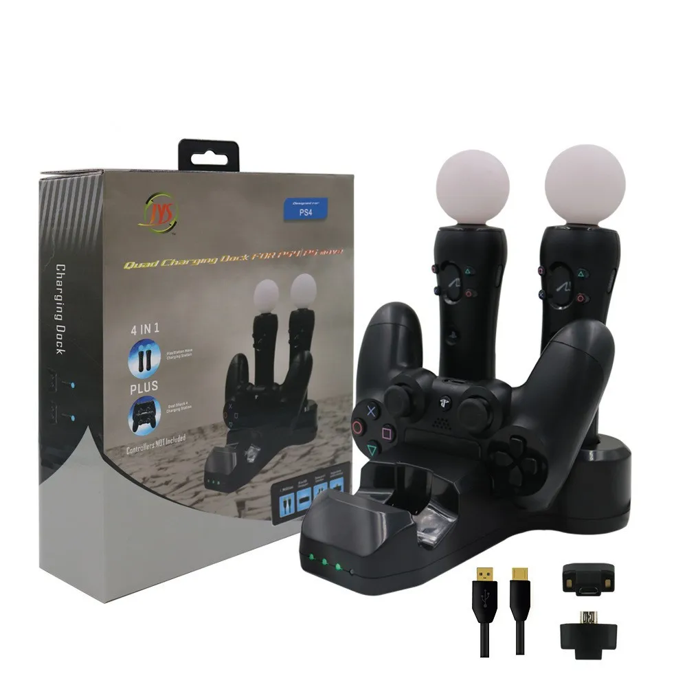 2016 Новейший Геймпад зарядное устройство Четыре в Одном Зарядное Устройство USB
