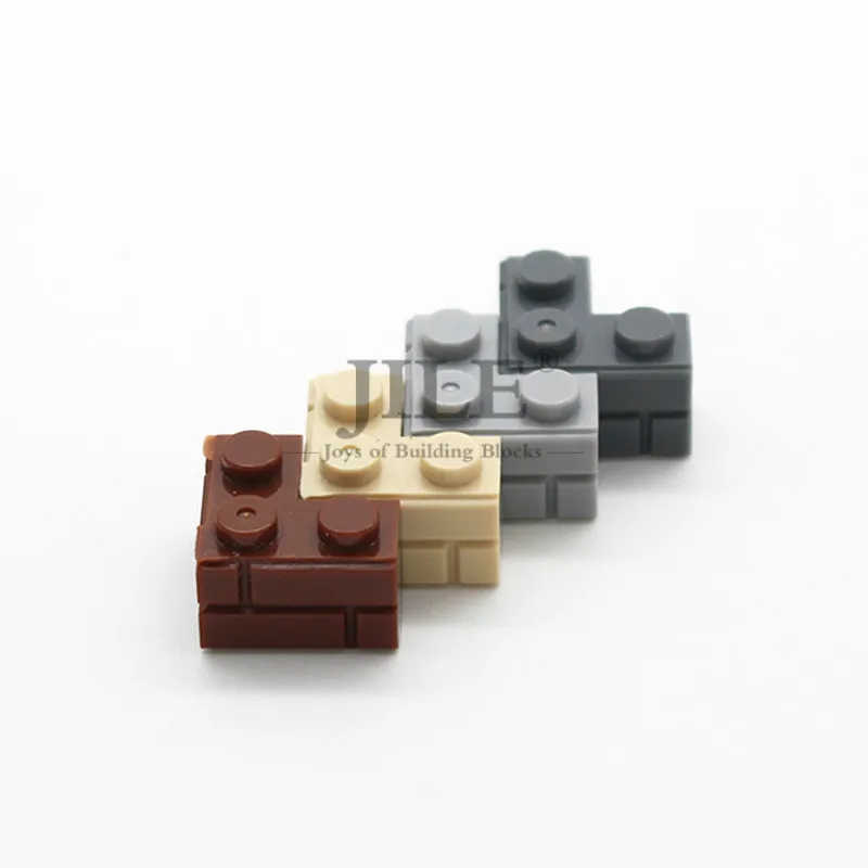 Модифицированный угол кирпича Moc 1x2 с профилем кирпичной кладки стена улица
