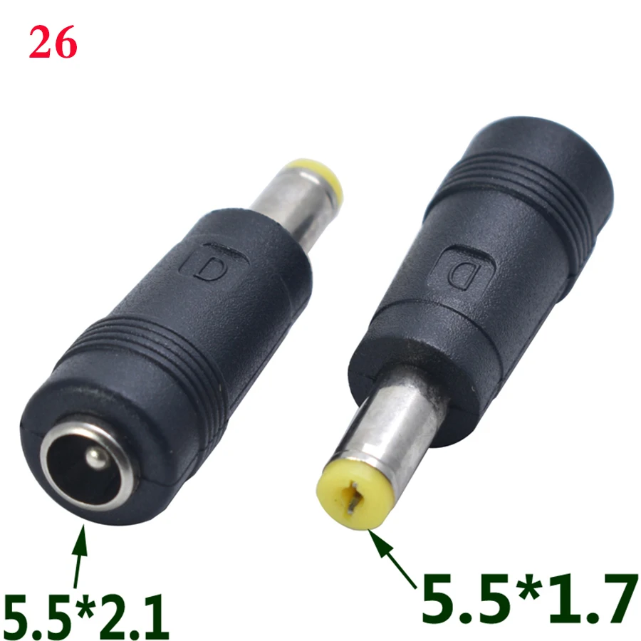 1 шт. общий DC мощность мужчин и женщин 6,5*4,4/4,0X1,7/3,0*1,1/5,5*2,5/usb к 5,5*2,1 разъем конвертер адаптер для ноутбука