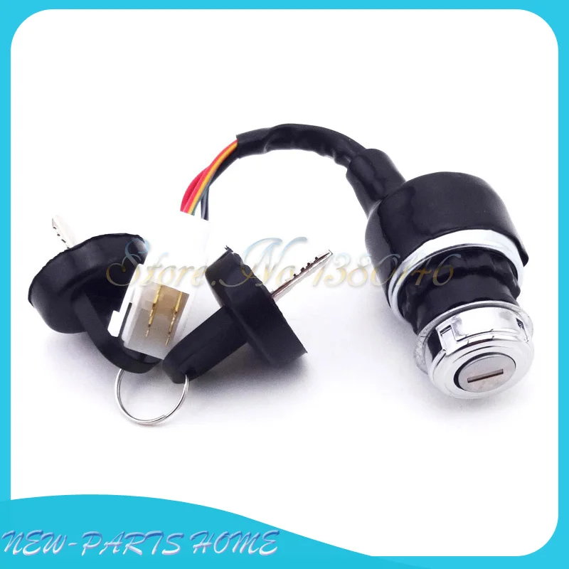 5 проводов ВКЛ./ВЫКЛ. Переключатель ключа зажигания для ковалковой головки Carter Bros