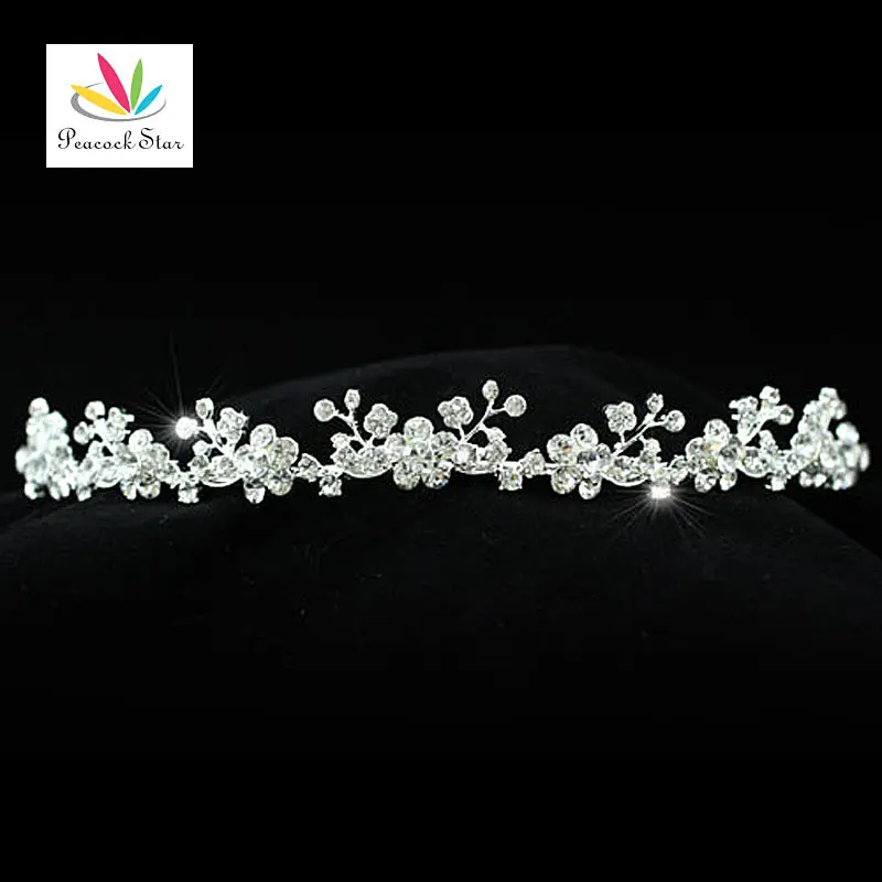 Павлин звезда Подружка невесты Свадебная вечеринка качество хрустальные цветы