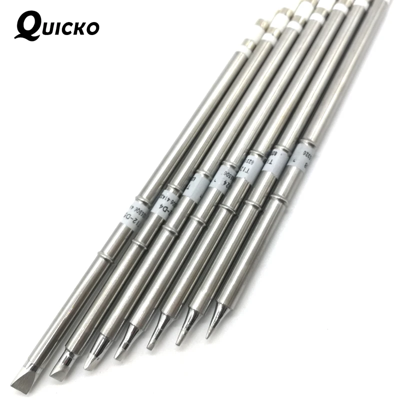 Наконечники для паяльника QUICKO SHAPE D Series T12 LED/O цифровой светодиодный ллер STC/STM32 D4 DL32