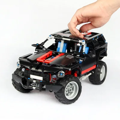 378 шт Technic мотоцикл Decool 3354 Technik скоростной гоночный мотоцикл Harey Набор строительных блоков Кирпичи DIY игрушки