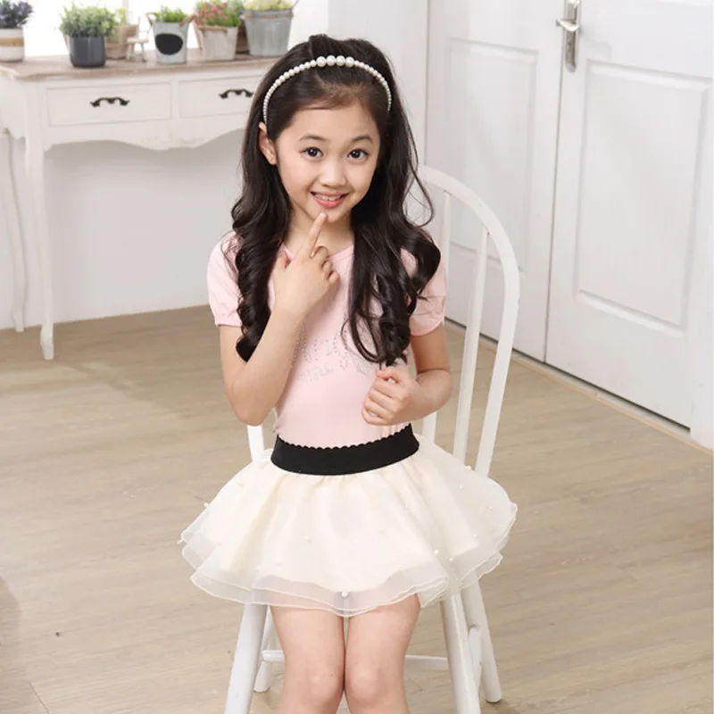 Юбка пачка для маленьких девочек Многослойная юбка американка Пышные Детские