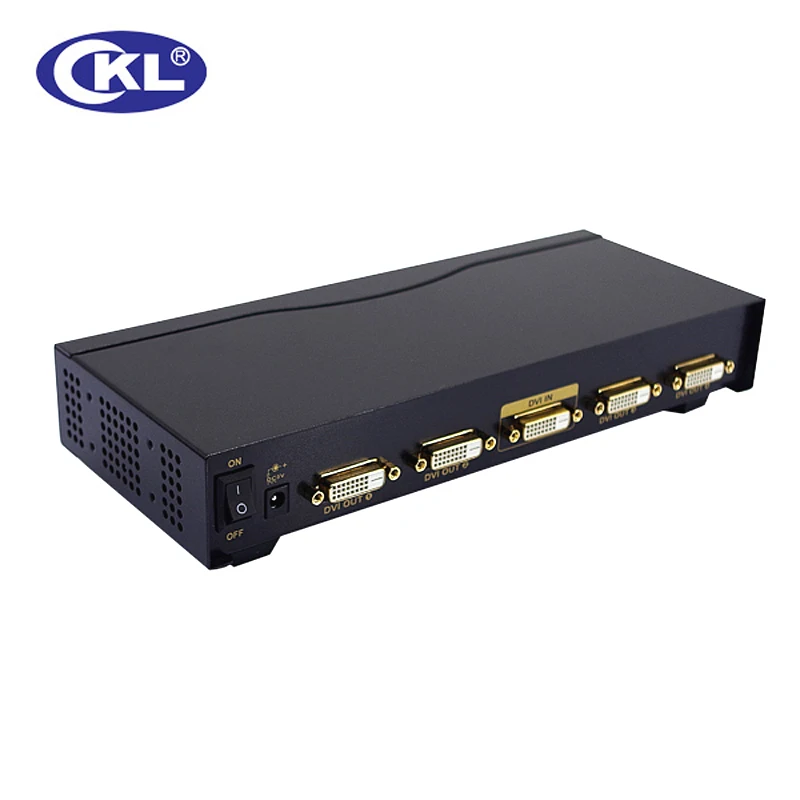 CKL DVI 94E 4 порта сплиттер 1x4 коробка|ckl|boxbox box |