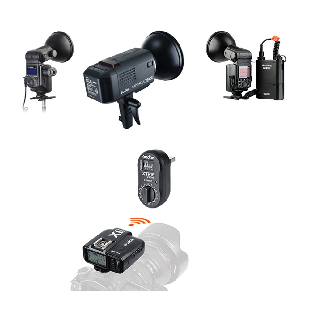 Бесплатная доставка Godox 3x XTR 16 беспроводной 2 4G блок управления питанием флэш