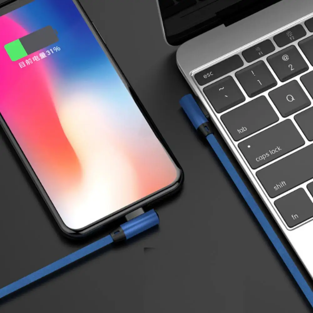 EastVita 2 м Плетеный микро локоть USB кабель для быстрой зарядки сверхмощный зарядный Шнур для Apple Andriod huawei samsung телефонов r20