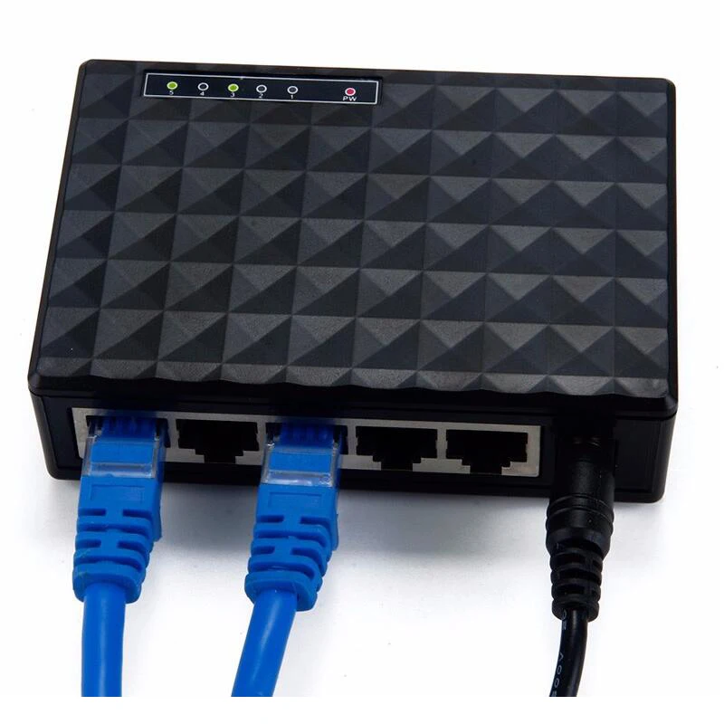 Мини 5-Порты и разъёмы Desktop гигабитный коммутатор PoE Fast Ethernet коммутатор сетевой коммутатор Gigabit 1000 Мбит порт LAN Hub адаптер полный или полудуплекс обмена