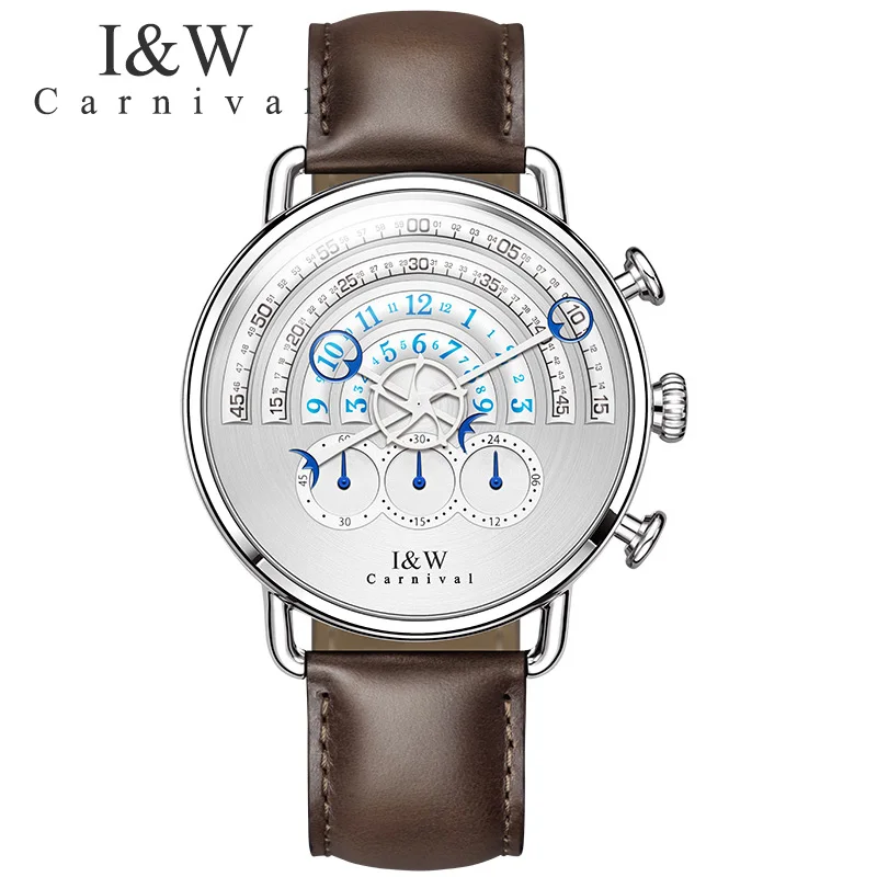 

CARNIVAL Men Quartz Sport Watch Chronograph Military Army Watches Clock Men Top Brand Luxury 2017 New Creative Watch Men Relogio