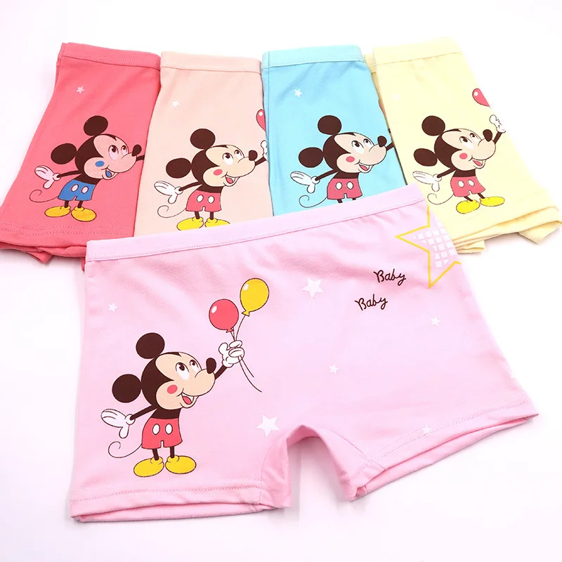 5 шт./партия детское хлопковое нижнее белье для мальчиков девочек с мультяшным