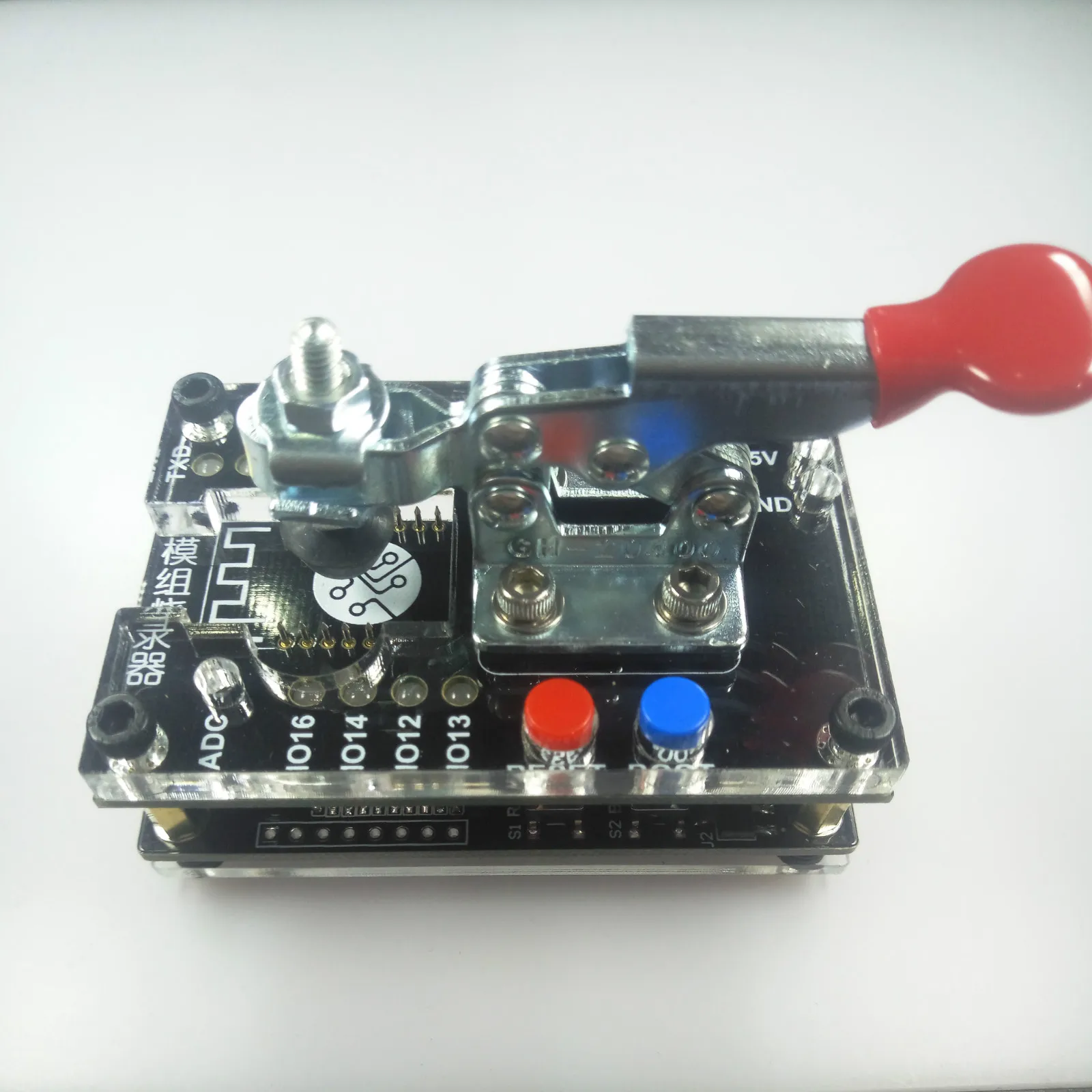 Тестовая стойка для горелки ESP8266 загрузка одной кнопкой поддержка Φ и других 7