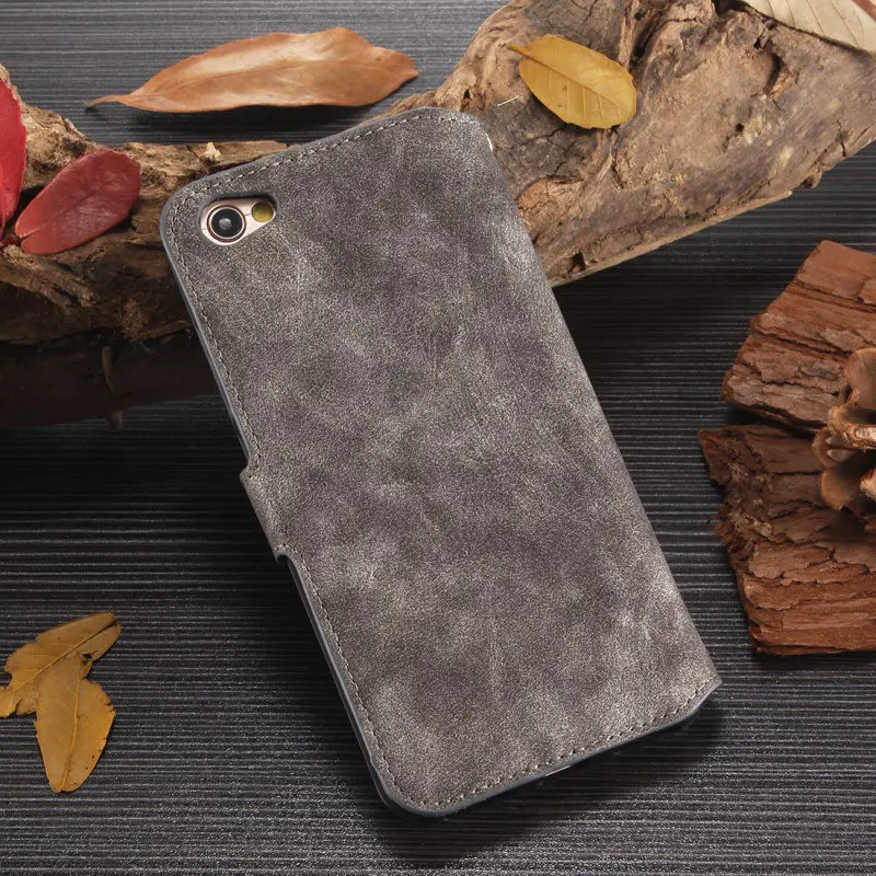 Для Coque Xiaomi Redmi Note 5A чехол Винтаж Ретро Бумажник телефон кожаный чехол на застежке карты Капа сзади Fundas Redmi Note 5A чехол - Цвет: gray