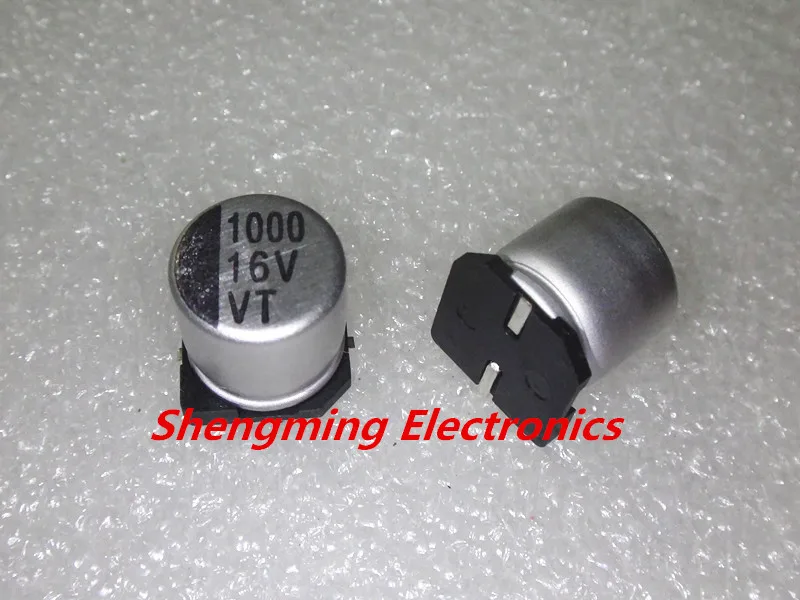 20 шт. алюминиевый электролитический конденсатор с чипом SMD 1000 мкФ 16V 10x10 мм|electrolytic