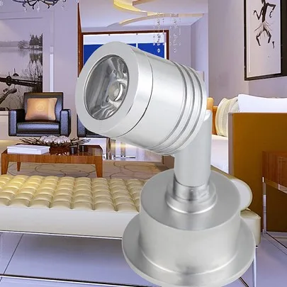 3 шт. Диммируемый мини точечный светодиодный светильник 1 Вт 5 светодиодные