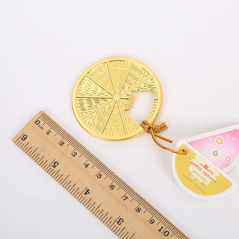 Новинка! 200 шт./лот металлический нож для бутылок с золотыми цитрусовыми