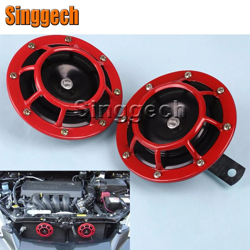 Автомобильный красный Электрический звуковой сигнал 12 В для Lexus RX NX GS CT200H GS300 RX350