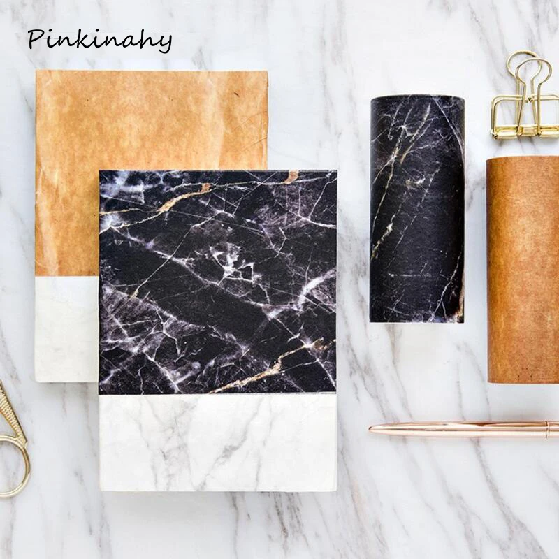 10 см Широкий натуральный черный белый мрамор цвет/дерево цвет/цвет крафт-бумаги