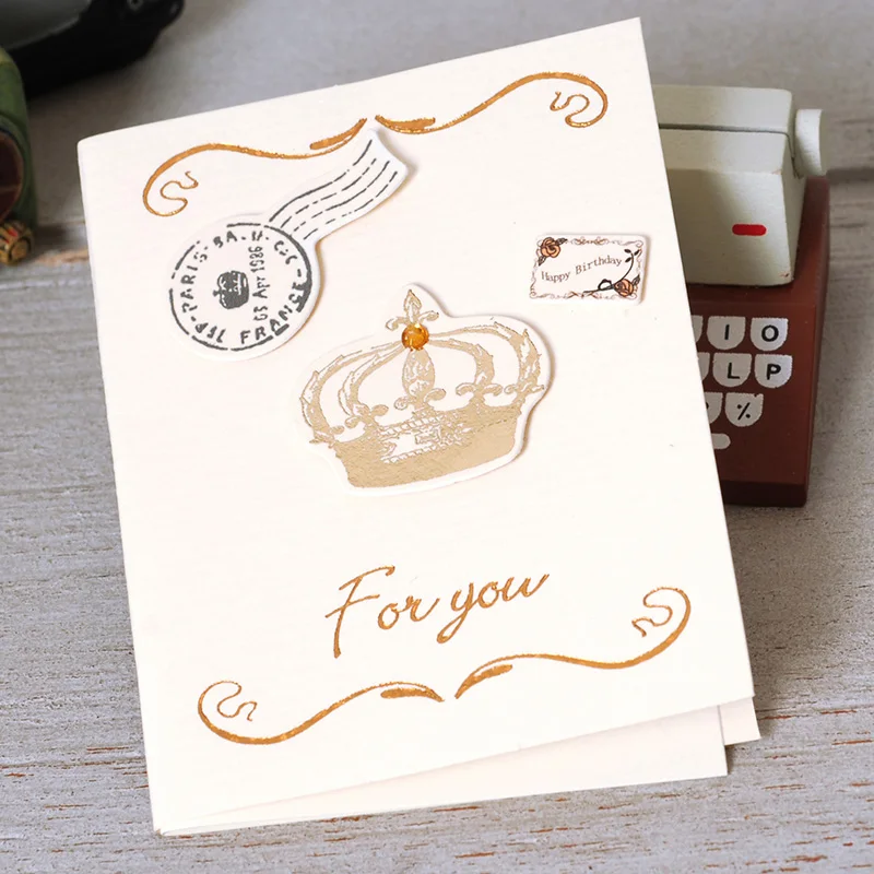 10 шт./лот Высококачественная красивая поздравительная открытка универсальная