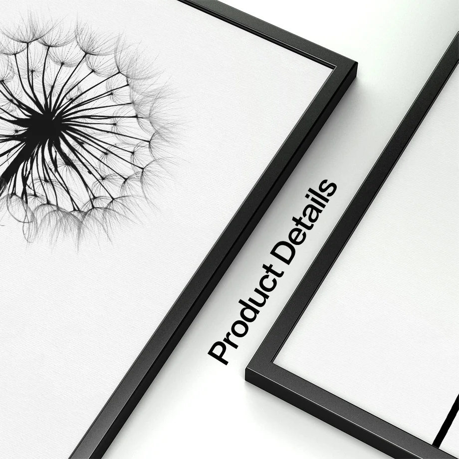 Цветочница Одуванчик перо пейзаж настенное искусство холст картина