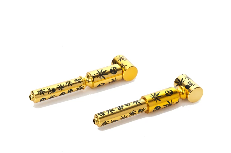 2 шт. мини батарея креативная курительная трубка портативные металлические