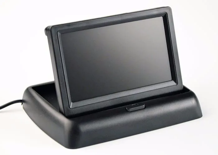 Hipppcron 4," Автомобильный Монитор складной цветной TFT-LCD монитор заднего вида автомобиля 4,3 дюймов парковочная система для камеры заднего вида автомобиля