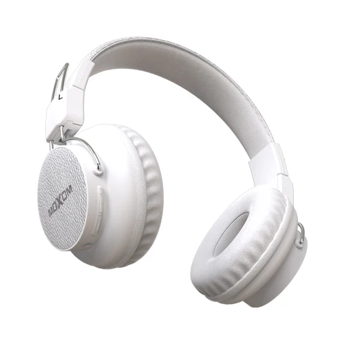 MOXOM Bluetooth наушники Беспроводная гарнитура наушники с микрофоном TF карта для телефона музыка складные регулируемые наушники - Цвет: MX-WL07White