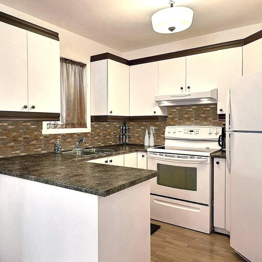 Vividtiles очистка и палочка каменная плитка-металлический деревянный квадратный