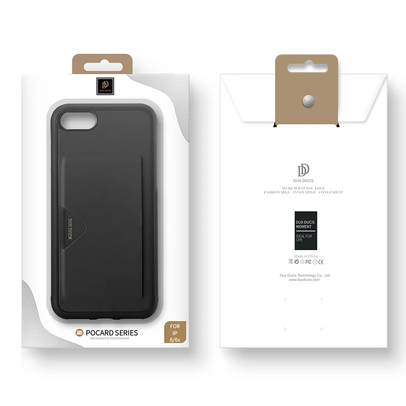 DUX DUCIS Роскошный кожаный чехол для карт iPhone 6 s кошелек Plus |
