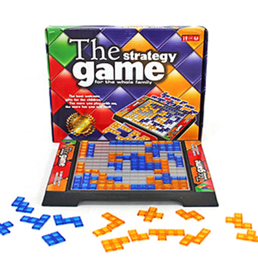 Настольная игра The Strategy Blokus образовательные игрушки 484 квадратных игр легко